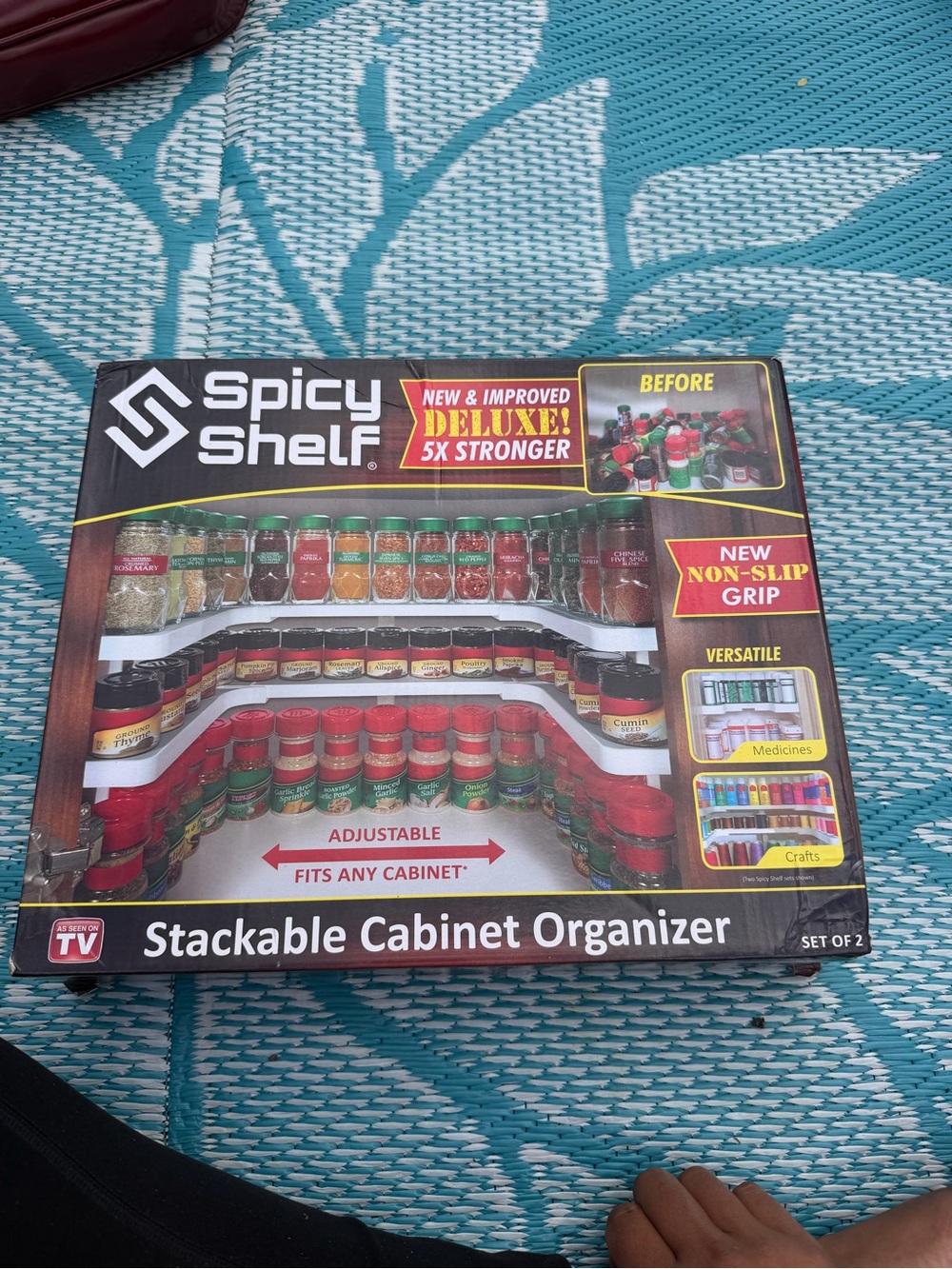Stackable Cabinet Organizer -spicy organizer